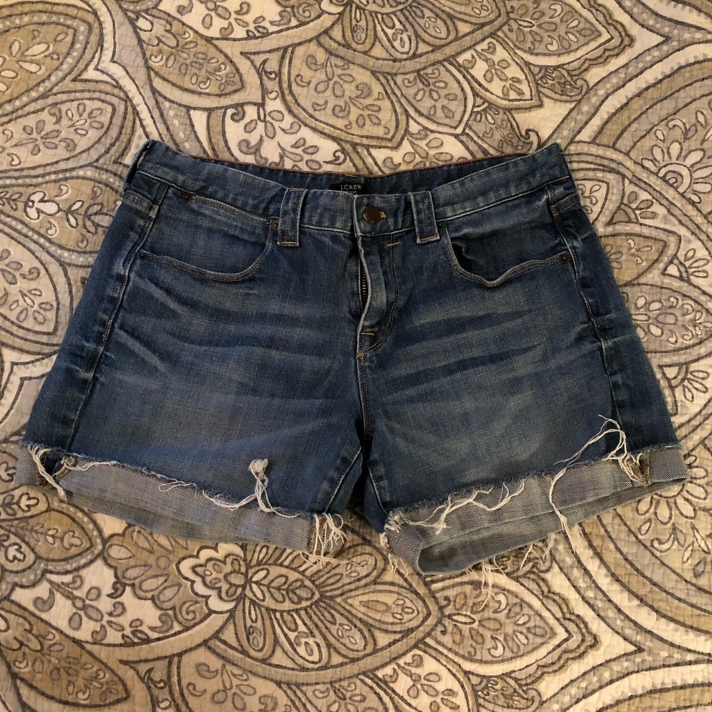 J.crew denim shorts size 6